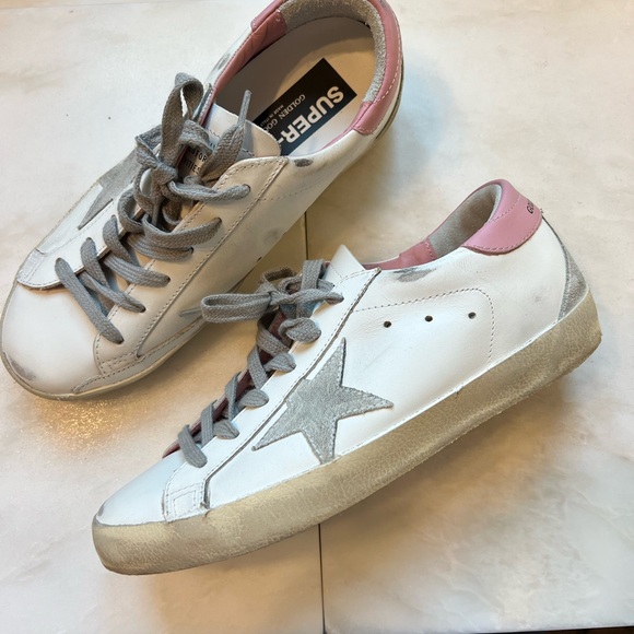 Golden Goose | pink white sneakers NEW - Picture 4 of 6